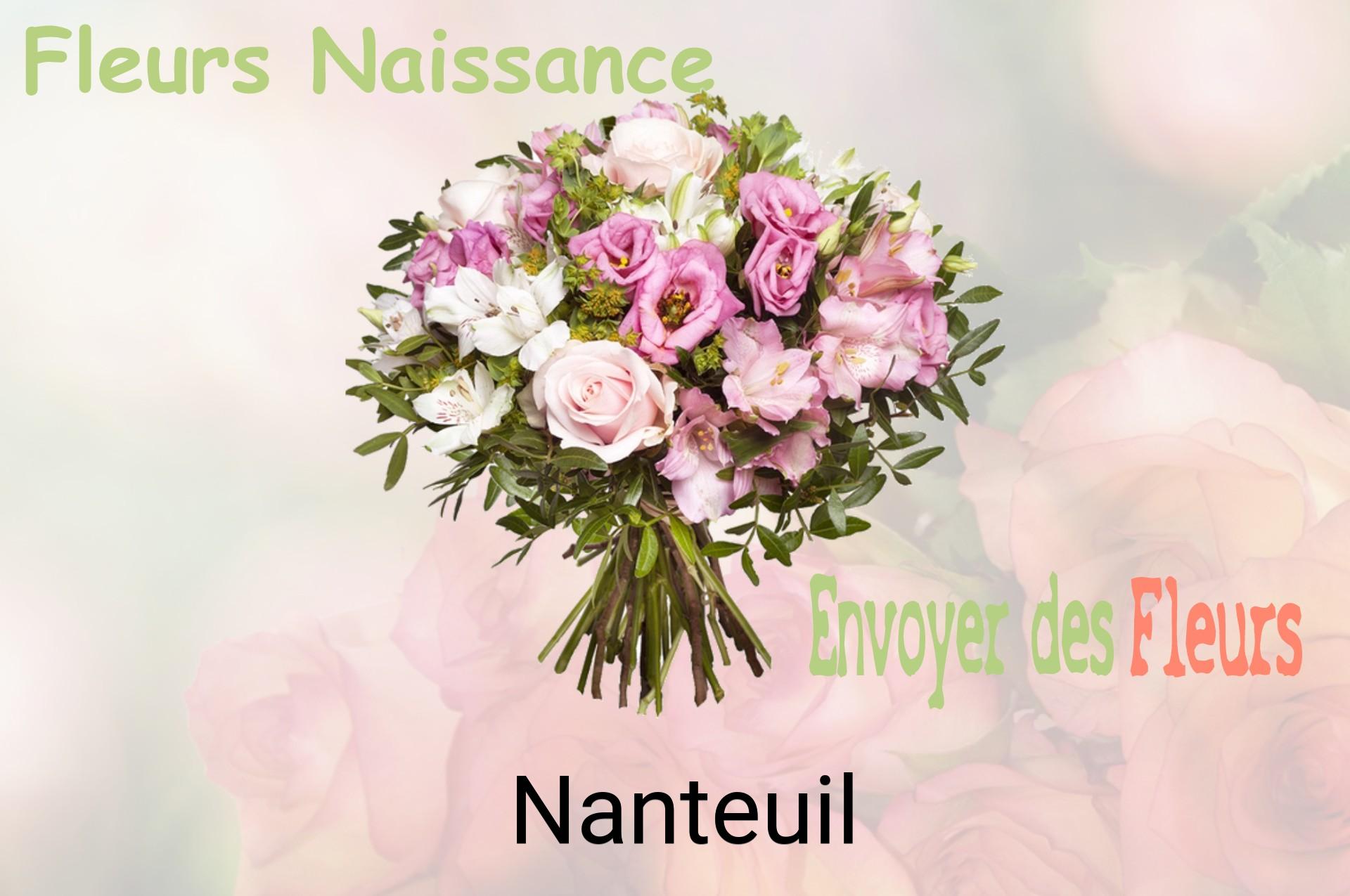 Bouquet de fleurs de naissance livré à Nanteuil